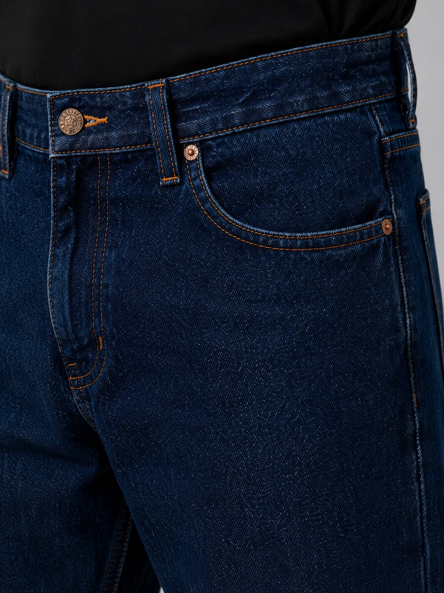 Pantalón de mezclilla industrial clásico de 5 bolsillos